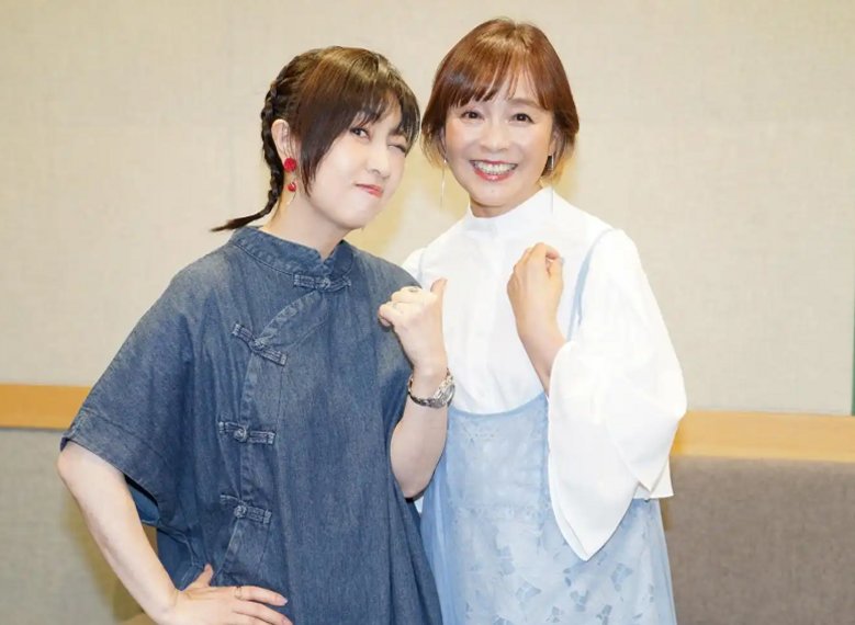 Megumi Hayashibara and Noriko Hidaka
