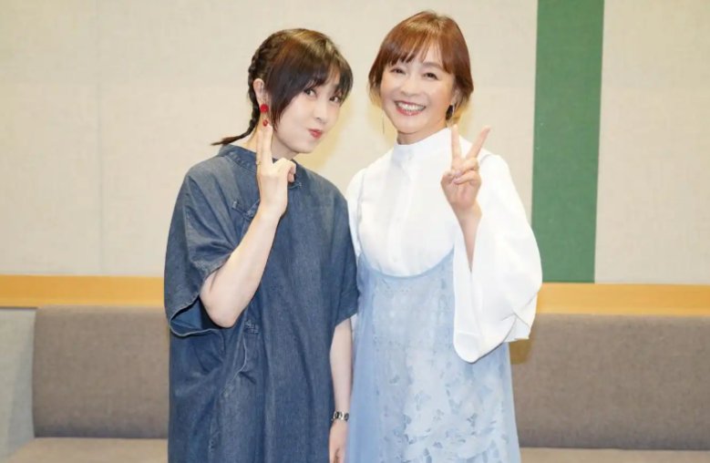 Megumi Hayashibara and Noriko Hidaka