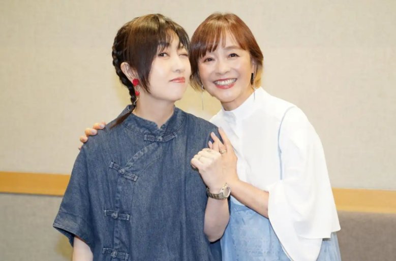 Megumi Hayashibara and Noriko Hidaka